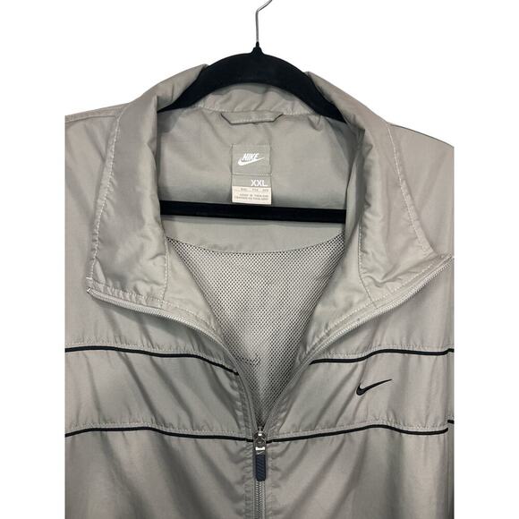 Men’s Nike Windbreaker--Grey & Black--Size XXL - Picture 2 of 4